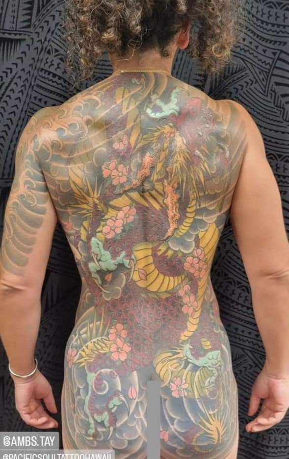 Backpiece irezumi women pacific soul steve