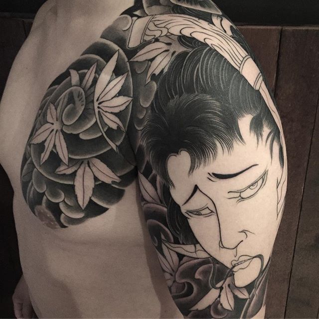 Japanse tattoo Namakubi sen irezumi