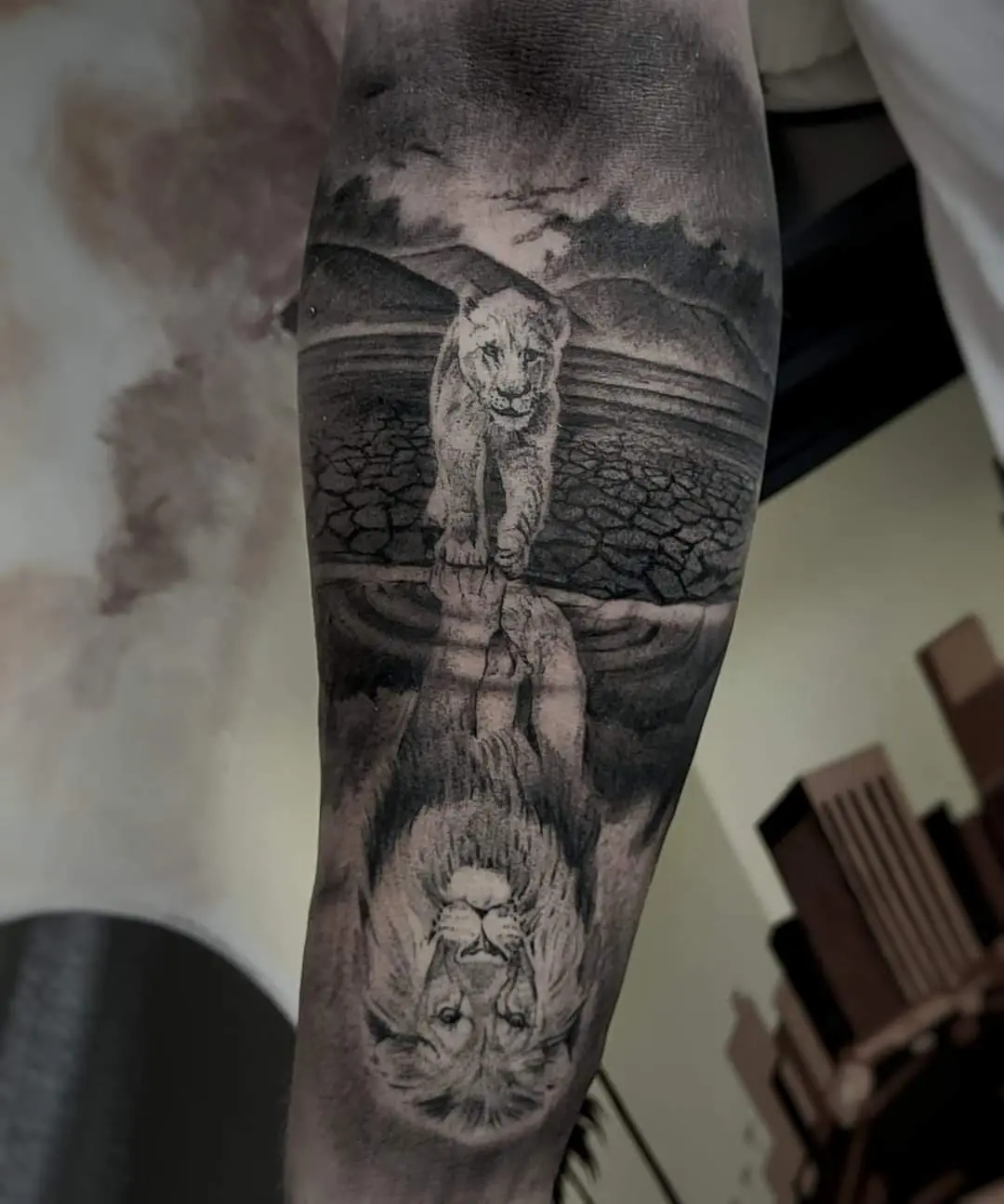 Landschap tattoos & Wilde dieren tatoeages