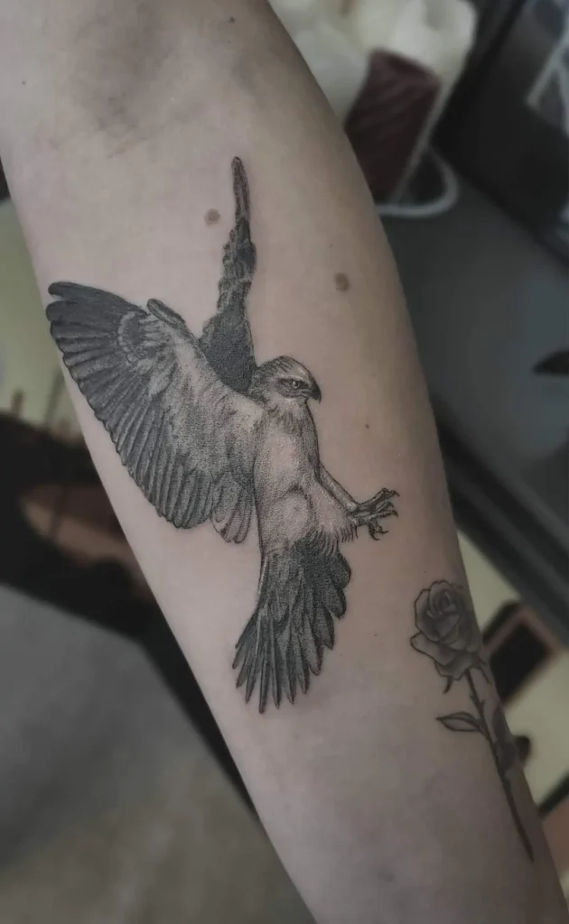 vogel tattoo valk 