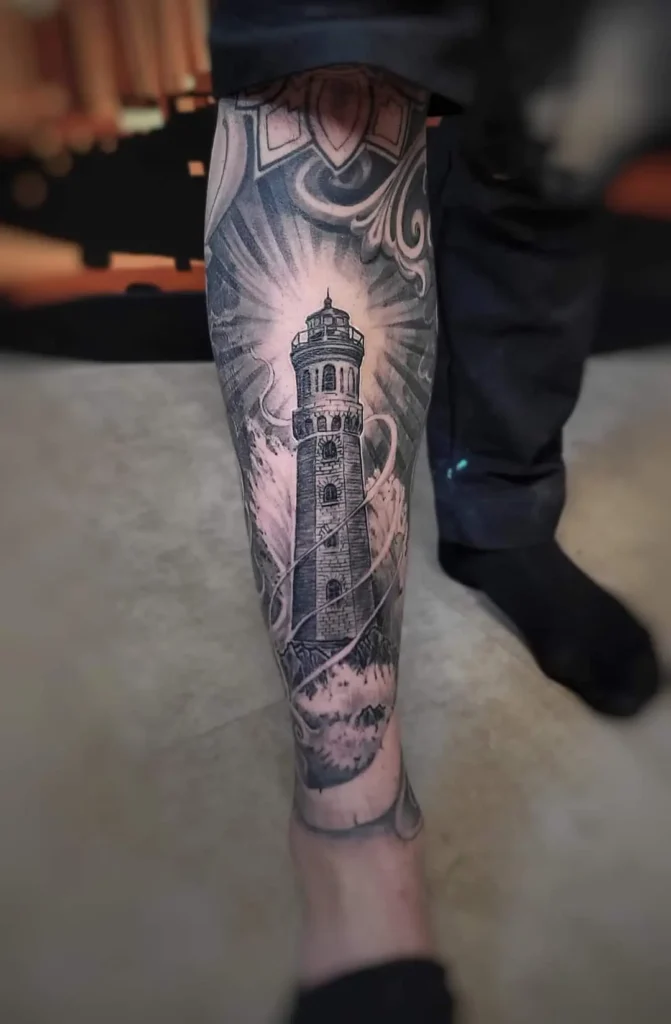 Been tattoo leg sleeve tatoeage 